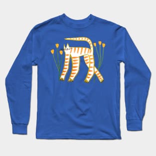 Stripe Cat Long Sleeve T-Shirt